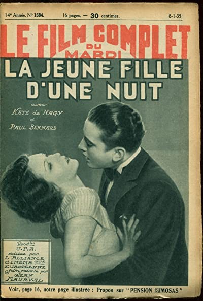 La jeune fille d'une nuit (1934) afişi La jeune fille d'une nuit (1934) afişi