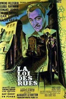 La Loi Des Rues (1956) afişi