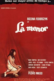 La Menor (1976) afişi