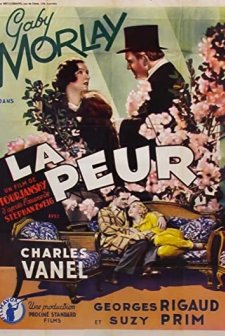 La Peur (1936) afişi