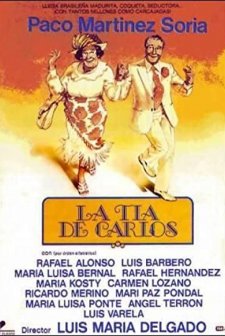 La Tía De Carlos (1982) afişi