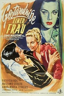 La vedova X (1955) afişi