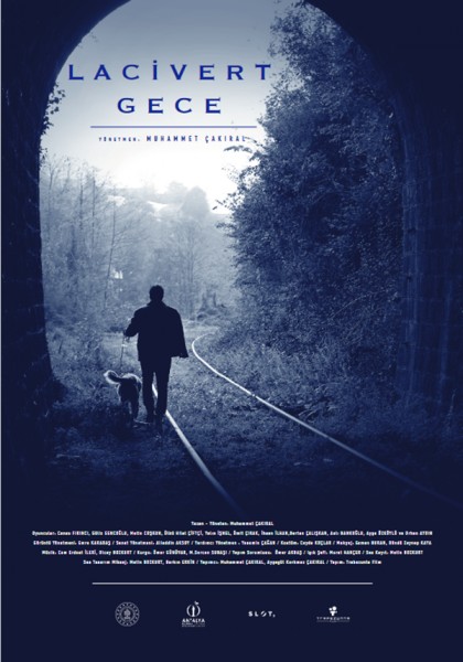 Lacivert Gece (2021) afişi Lacivert Gece (2021) afişi