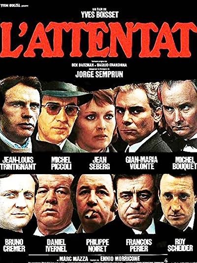 L'attentat (1972) afişi L'attentat (1972) afişi