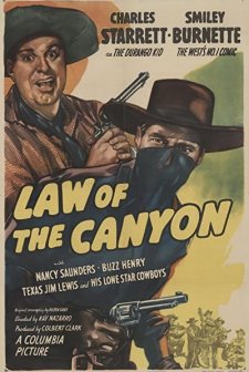 Law Of The Canyon (1947) afişi