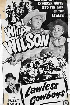 Lawless Cowboys (1951) afişi