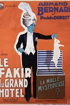 Le fakir du Grand Hôtel (1934) afişi