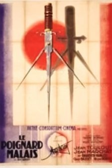 Le Poignard Malais (1931) afişi