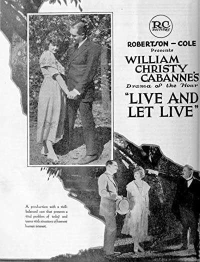 Live And Let Live (1921) afişi Live And Let Live (1921) afişi
