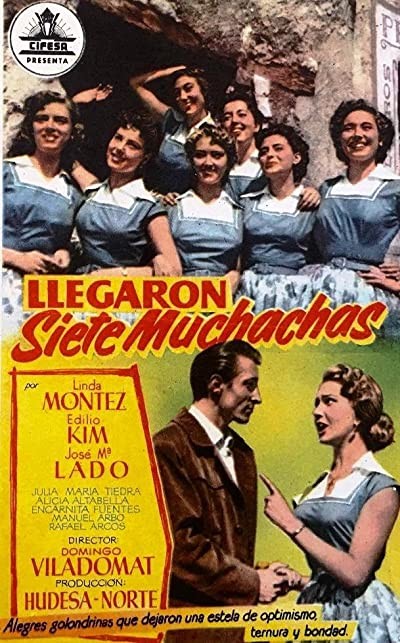Llegaron Siete Muchachas (1957) afişi Llegaron Siete Muchachas (1957) afişi