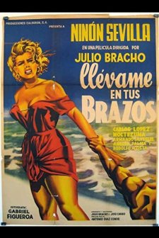 Llévame En Tus Brazos (1954) afişi