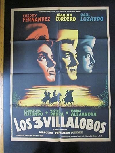 Los Tres Villalobos (1955) afişi Los Tres Villalobos (1955) afişi