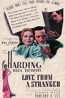 Love From A Stranger (1937) afişi