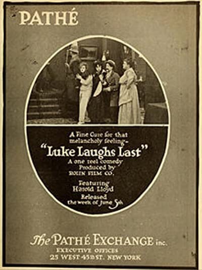 Luke Laughs Last (1916) afişi Luke Laughs Last (1916) afişi