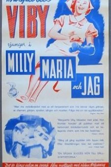 Milly, Maria Och Jag (1938) afişi