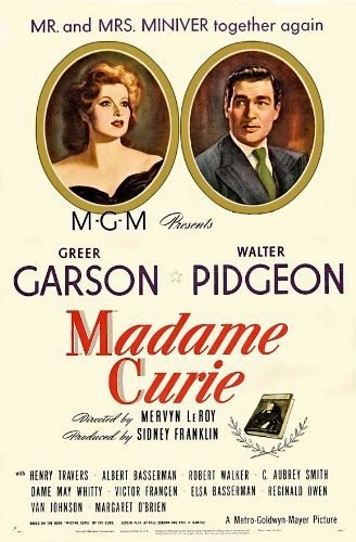 Madame Curie (1943) afişi Madame Curie (1943) afişi