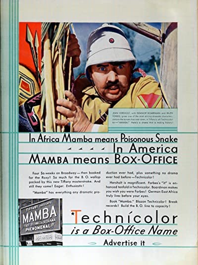 Mamba (1930) afişi Mamba (1930) afişi