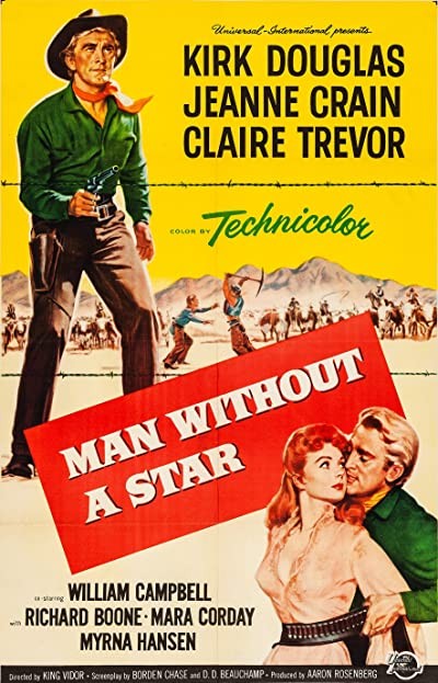 Man Without A Star (1955) afişi Man Without A Star (1955) afişi
