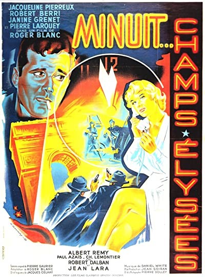 Minuit, Champs-Élysées (1954) afişi Minuit, Champs-Élysées (1954) afişi