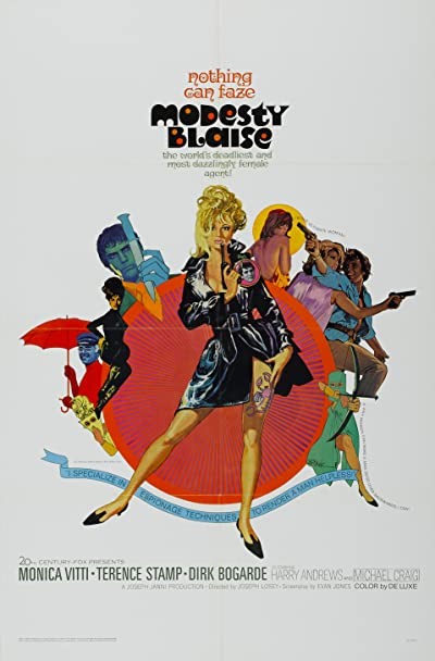 Modesty Blaise (1966) afişi Modesty Blaise (1966) afişi