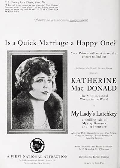 My Lady's Latchkey (1921) afişi My Lady's Latchkey (1921) afişi