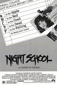 night school (1981) afişi