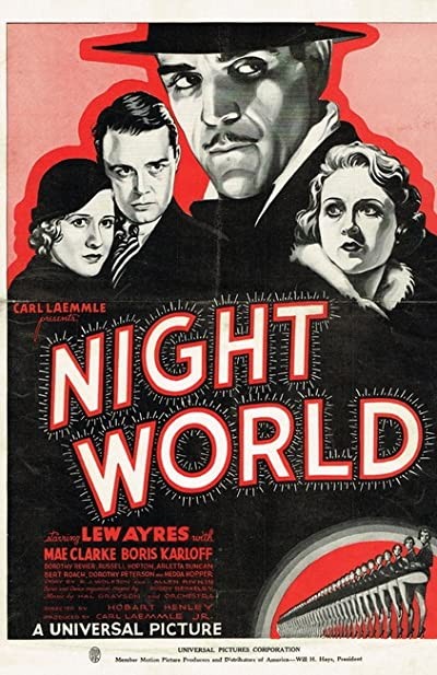 Night World (1932) afişi Night World (1932) afişi