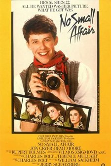 No Small Affair (1984) afişi