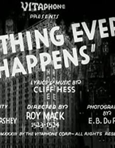 Nothing Ever Happens (1933) afişi
