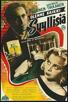 Olemme Kaikki Syyllisiä (1954) afişi