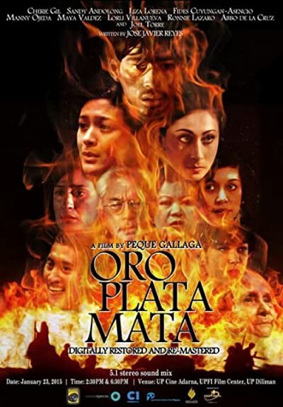 Oro, Plata, Mata (1982) afişi Oro, Plata, Mata (1982) afişi