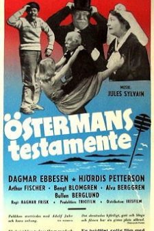 östermans Testamente (1954) afişi