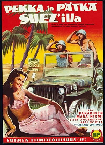 Pekka Ja Pätkä Suezilla (1958) afişi Pekka Ja Pätkä Suezilla (1958) afişi