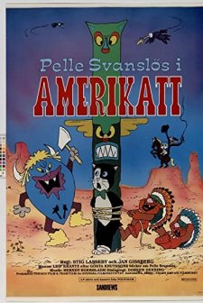Pelle Svanslös I Amerikatt (1985) afişi