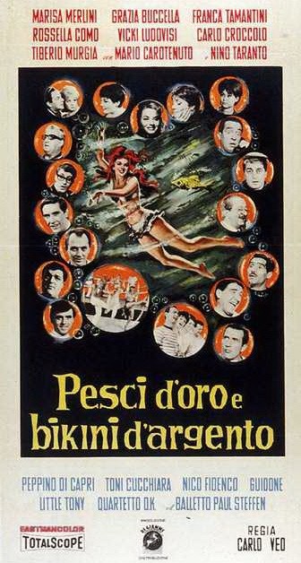 Pesci d'oro e bikini d'argento (1961) afişi Pesci d'oro e bikini d'argento (1961) afişi