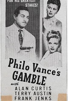 Philo Vance's Gamble (1947) afişi