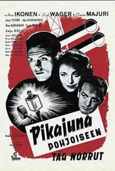 Pikajuna Pohjoiseen (1947) afişi