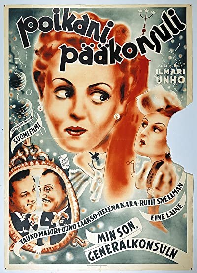 Poikani Pääkonsuli (1940) afişi Poikani Pääkonsuli (1940) afişi