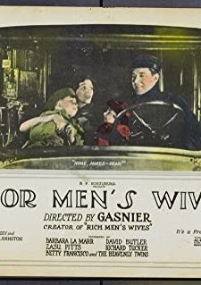 Poor Men's Wives (1923) afişi