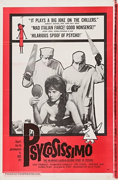 Psycosissimo (1961) afişi Psycosissimo (1961) afişi