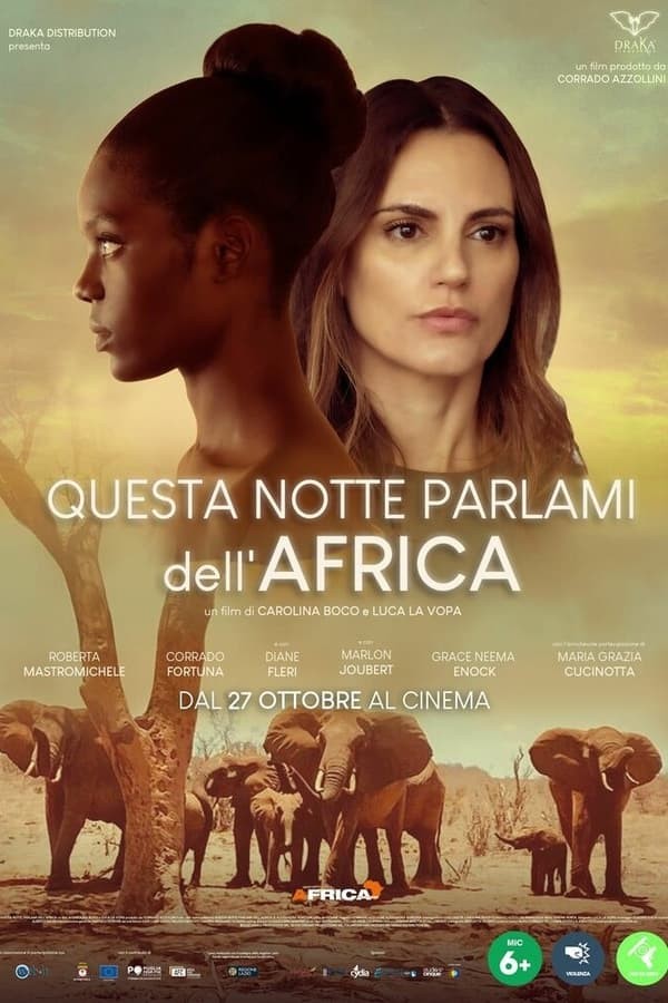 Questa notte parlami dell'Africa (2022) afişi Questa notte parlami dell'Africa (2022) afişi
