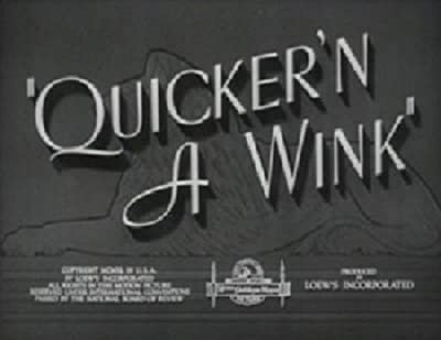 Quicker'n A Wink (1940) afişi Quicker'n A Wink (1940) afişi