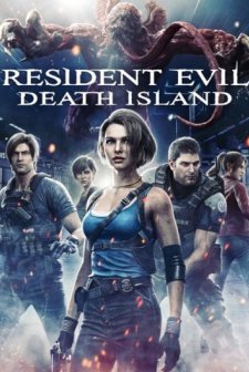 Resident Evil: Death Island (2023) afişi
