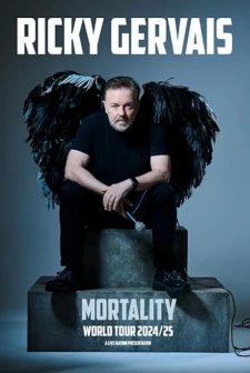 Ricky Gervais: Mortality (2025) Fragman afişi