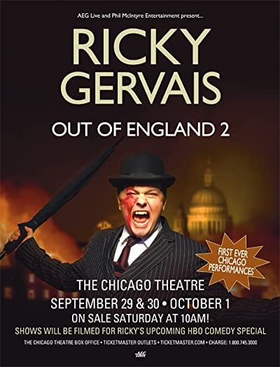 Ricky Gervais: Out of England 2 - The Stand-Up Special (2010) afişi Ricky Gervais: Out of England 2 - The Stand-Up Special (2010) afişi