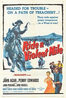 Ride A Violent Mile (1957) afişi