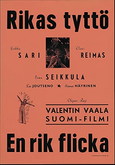 Rikas Tyttö (1939) afişi Rikas Tyttö (1939) afişi