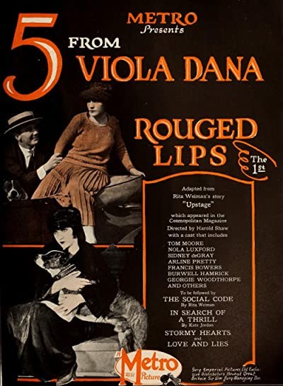 Rouged Lips (1923) afişi Rouged Lips (1923) afişi
