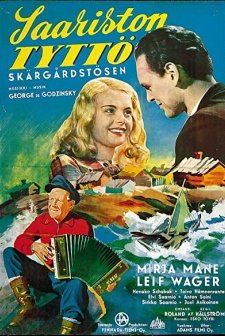 Saariston Tyttö (1953) afişi