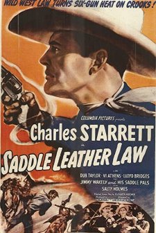Saddle Leather Law (1944) afişi